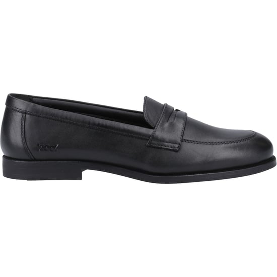 Pod Islay Meisjes Zwarte Leren Mocassins - Image 5