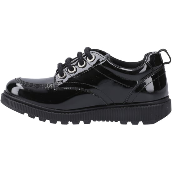 Hush Puppies Keeley Meisjes Zwarte Veterschoenen Van Leer - Image 4