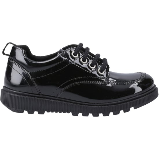 Hush Puppies Keeley Meisjes Zwarte Veterschoenen Van Leer - Image 5