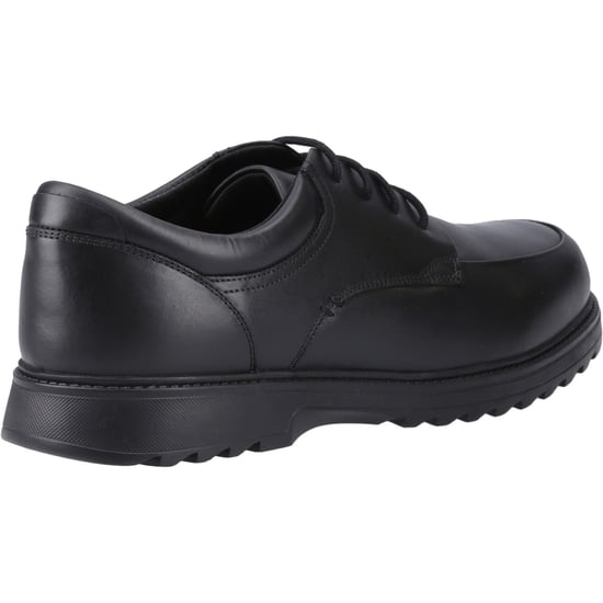 Hush Puppies Romeo Skor I Svart Från Läder Pojks - Image 2