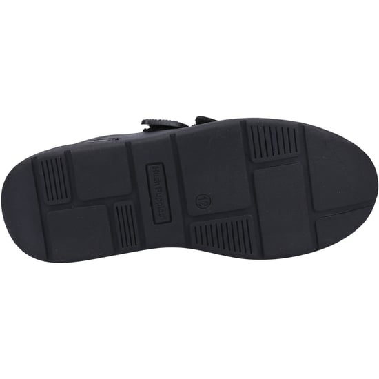 Hush Puppies Ryan SNR Leather Boys's Black Shoes - Image 3