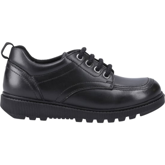 Hush Puppies Keeley Meisjes Zwarte Veterschoenen Van Leer - Image 5