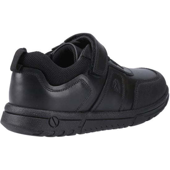 Hush Puppies Sutton Bungee Leather Boys's Black Lace-Up Shoes - Image 2