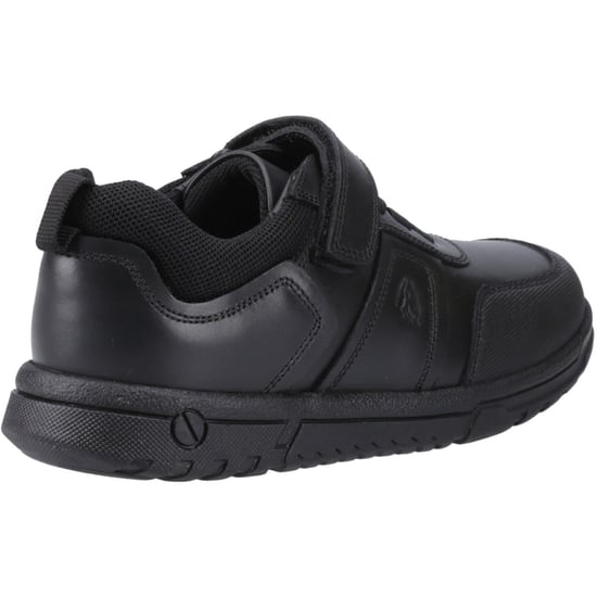 Hush Puppies Sutton Bungee Leather Boys's Black Lace-Up Shoes - Image 2