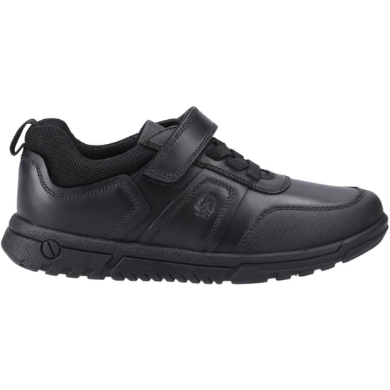Hush Puppies Sutton Bungee Leather Boys's Black Lace-Up Shoes - Image 5