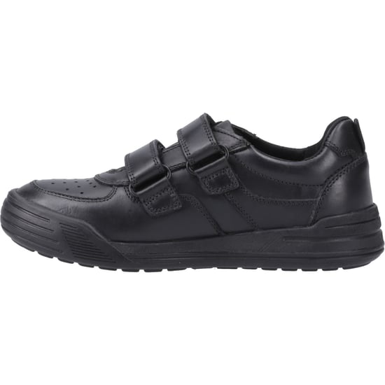 Hush Puppies Sully Skor I Svart Från Läder Pojks - Image 4