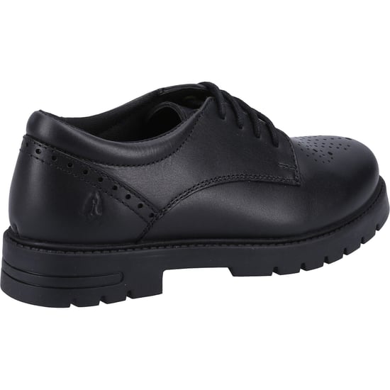 Hush Puppies Jayne Lace Up SNR Meisjes Zwarte Veterschoenen Van Leer - Image 2