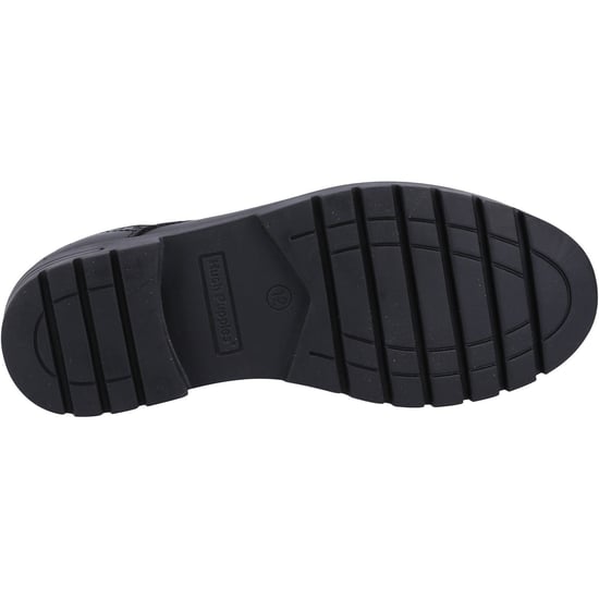 Hush Puppies Jayne Lace Up SNR Meisjes Zwarte Veterschoenen Van Leer - Image 3
