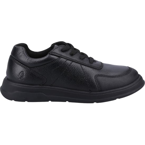 Hush Puppies Robert SNR Leather Boys's Black Lace-Up Shoes - Image 4