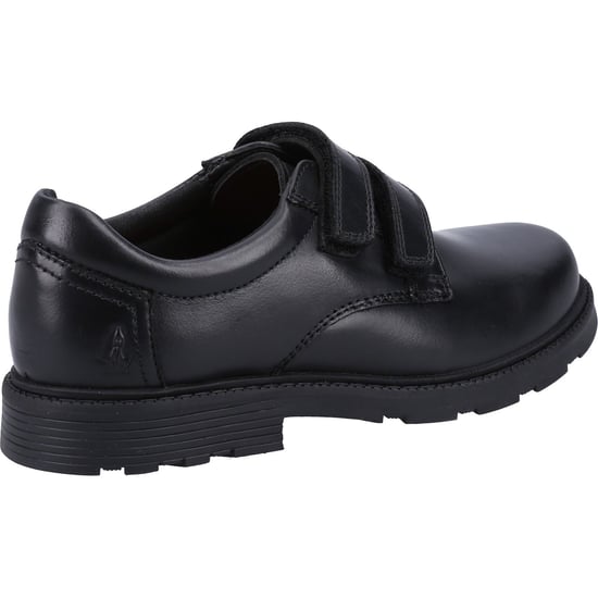 Hush Puppies Logan SNR Skor I Svart Från Läder Pojk - Image 2