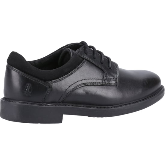Hush Puppies Tommy Senior Leather Boys's Black Shoes - Image 2