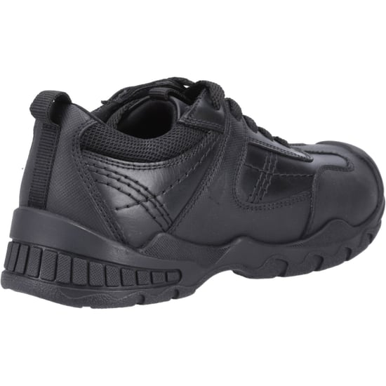 Hush Puppies Travis JNR Leather Boys's Black Lace-Up Shoes - Image 2