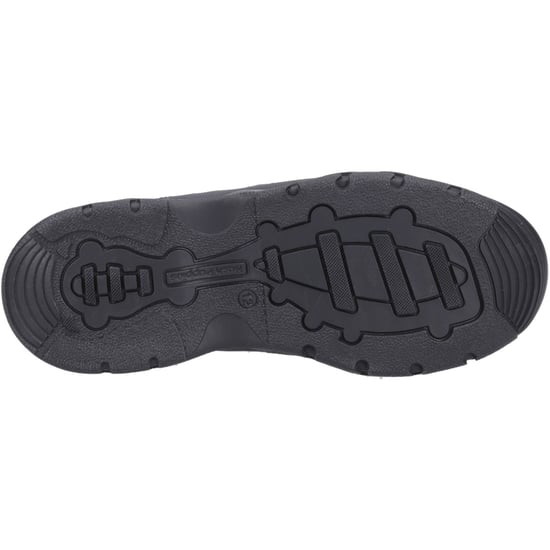 Hush Puppies Travis JNR Leather Boys's Black Lace-Up Shoes - Image 3
