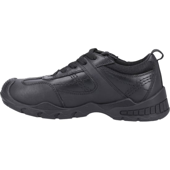 Hush Puppies Travis JNR Leather Boys's Black Lace-Up Shoes - Image 4