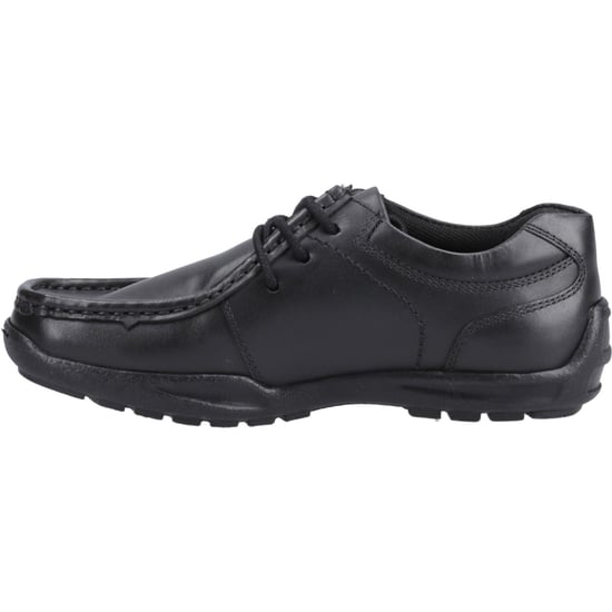 Hush Puppies Mackenzie Wallabee Läderpojkar Svarta Snörskor - Image 4