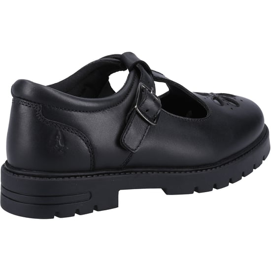 Hush Puppies Fiona JNR Flickors Svarta Skor I Läder - Image 2