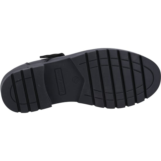 Hush Puppies Fiona SNR Meisjes Zwart Leren Schoenen - Image 3
