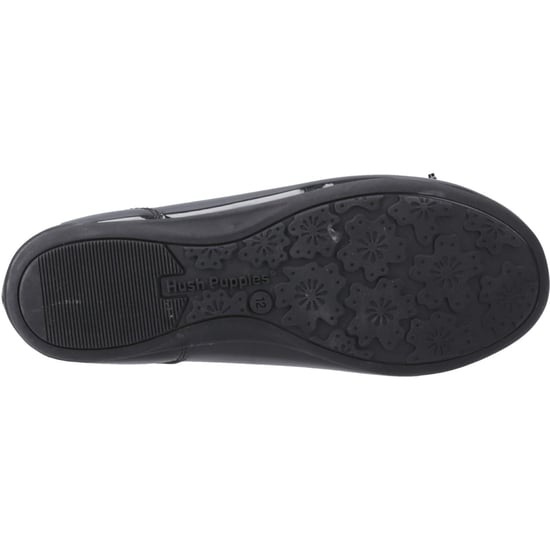Hush Puppies Lillie Ballerina Patent Leather Girls's Black Ballet Flats - Image 3