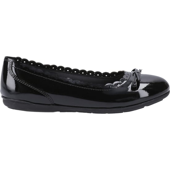 Hush Puppies Lillie Ballerina Patent Leather Girls's Black Ballet Flats - Image 5