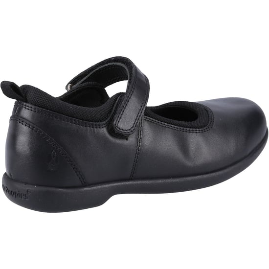 Hush Puppies Bianca SNR Meisjes Zwart Leren Schoenen - Image 2