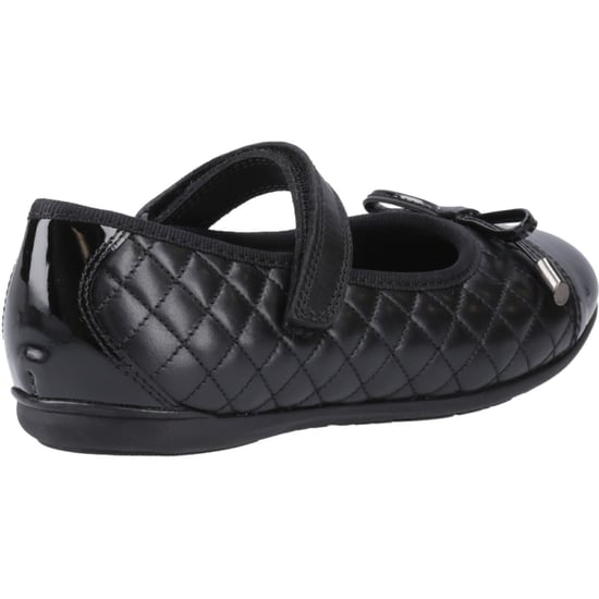 Hush Puppies Lottie Leather Girls's Black Ballet Flats - Image 2