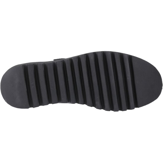Hush Puppies Florrie T-Bar Flickors Svarta Skor I Läder - Image 3