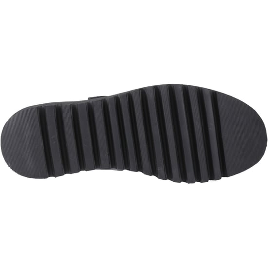 Hush Puppies Florrie T-Bar Flickors Svarta Skor I Läder - Image 3