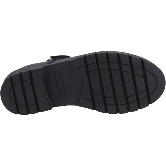 Hush Puppies Sabrina Junior Meisjes Zwart Leren Schoenen - Image 3