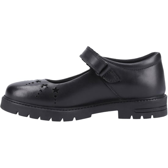 Hush Puppies Sabrina Junior Meisjes Zwart Leren Schoenen - Image 4