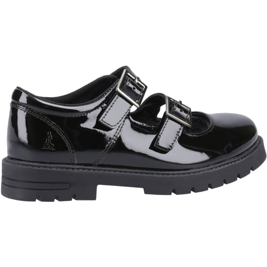 Hush Puppies Ella Patent Junior Flickors Svarta Skor I Läder - Image 2