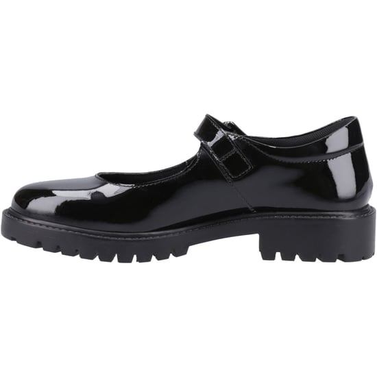 Hush Puppies Aurora Patent Senior Leather Girls's Black Shoes - Image 4