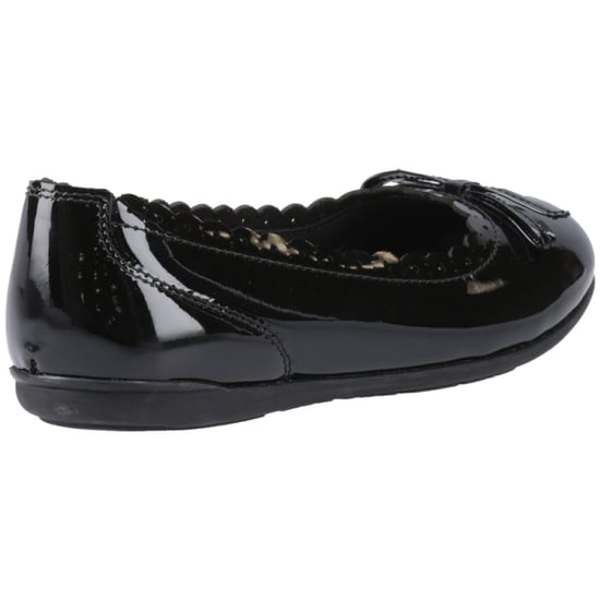 Hush Puppies Lillie Ballerina Patent Leather Girls's Black Ballet Flats - Image 2