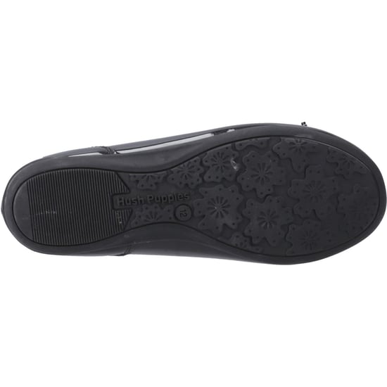 Hush Puppies Lillie Ballerina Patent Leather Girls's Black Ballet Flats - Image 3