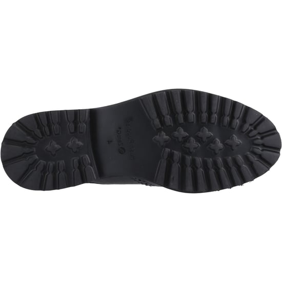 Hush Puppies Gabi Lace Up Läderflickors Svarta Brogues - Image 3