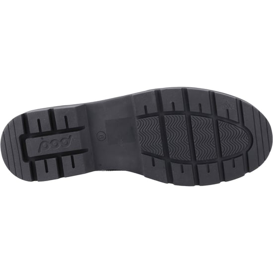 Pod Fiona Meisjes Zwart Leren Brogues - Image 3