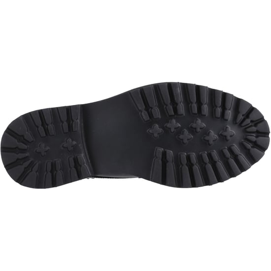 Hush Puppies Gabi Lace Up Läderflickors Svarta Brogues - Image 3