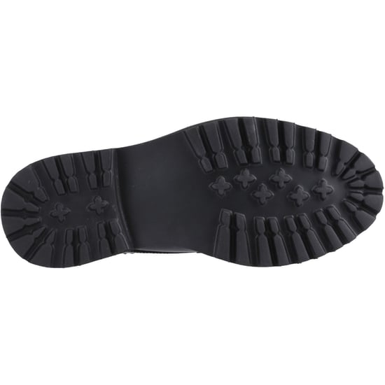Hush Puppies Gabi Lace Up Läderflickors Svarta Brogues - Image 3