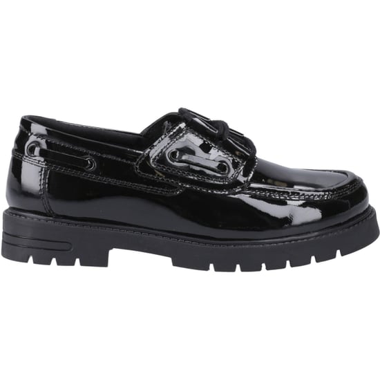 Hush Puppies Lucy Meisjes Zwart Leren Bootschoenen - Image 5