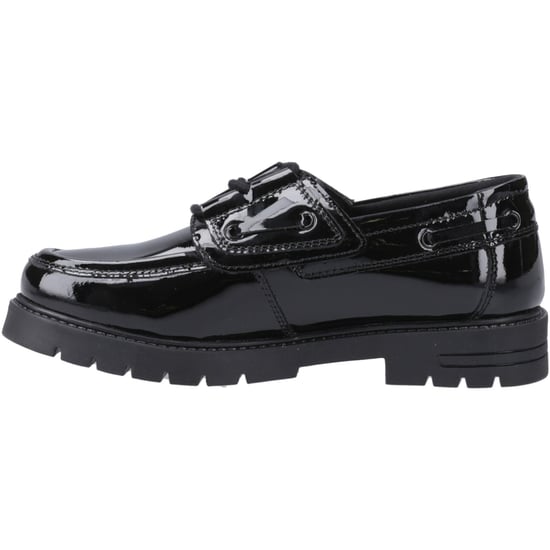 Hush Puppies Lucy Meisjes Zwart Leren Bootschoenen - Image 4