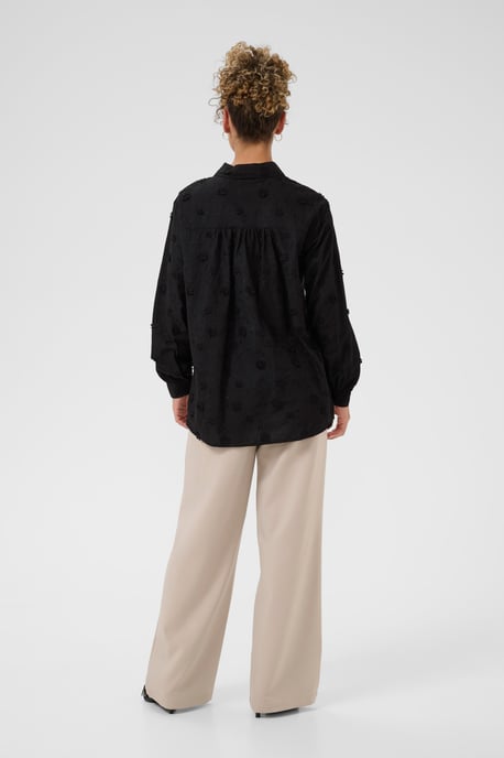 Overhemd met lang mouwen CROlivia Loose fit black - Image 2