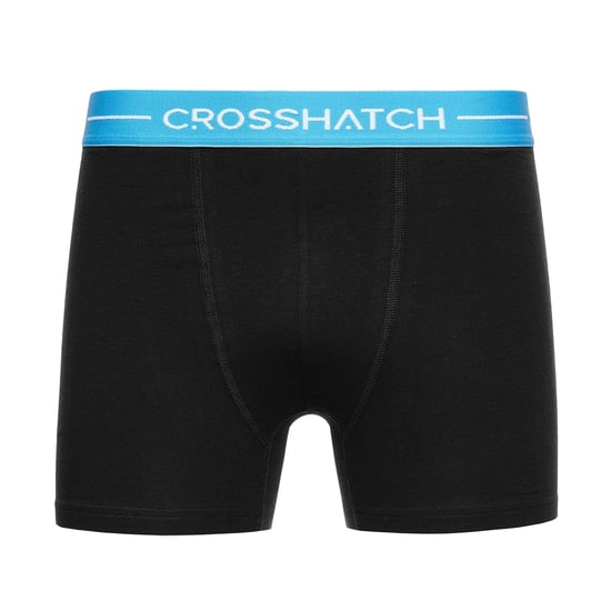 Crosshatch Mens Astral Boxer Shorts (Pack of 12) (Black) - Image 3