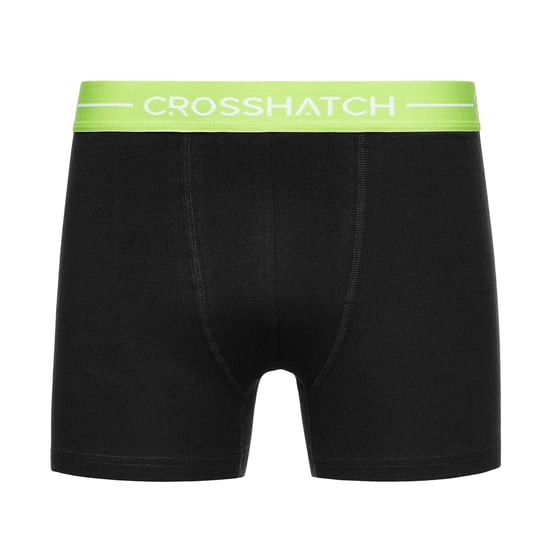 Crosshatch Mens Astral Boxer Shorts (Pack of 12) (Black) - Image 5