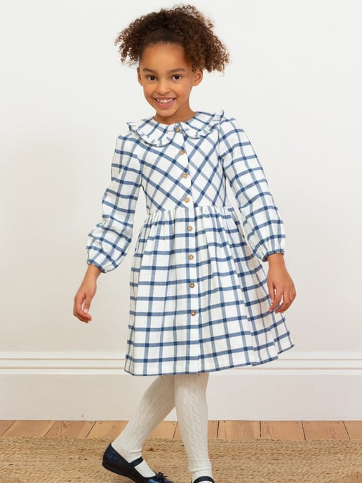 Kite Clothing Check Dolly Collar Dress - Image 2