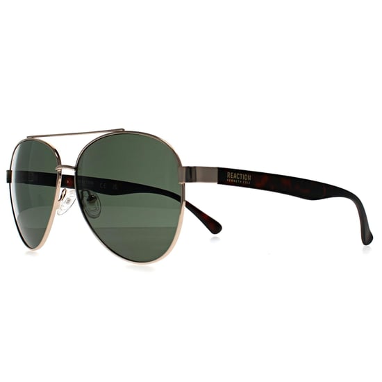 Kenneth Cole Reaction Aviator Unisex Gold Green Gradient KC1394 - Image 2