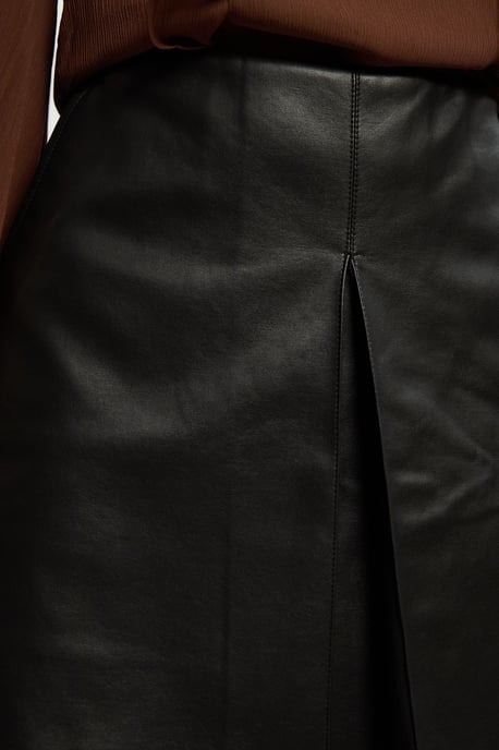 Faux Leather Skort - Image 2