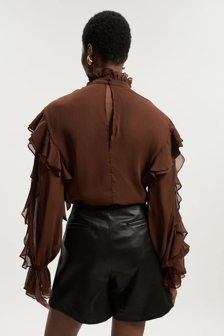 Faux Leather Skort - Image 4