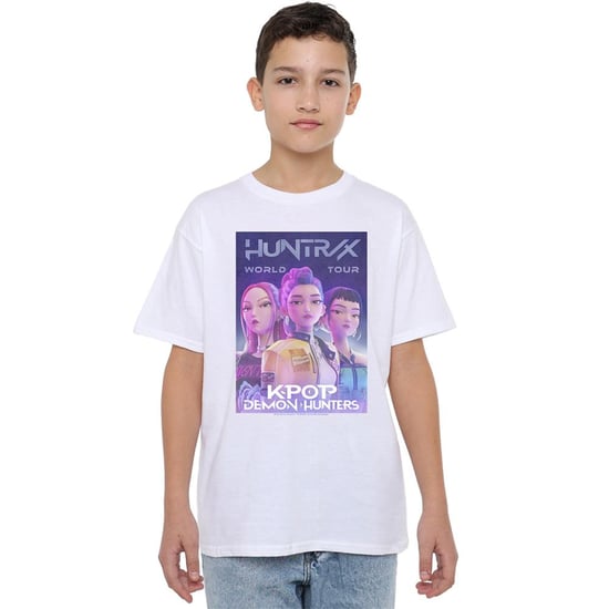 K-Pop Demon Hunters Kinder Wereldtour Huntr/X T-shirt (Wit) - Image 5