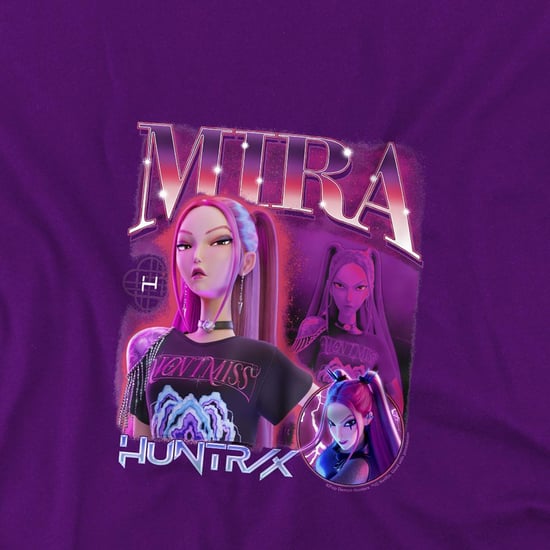 K-Pop Demon Hunter Kinderen/Hunters X Mira T-Shirt (Paars) - Image 3