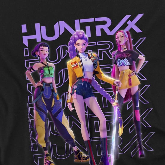 K-Pop Demon Hunters Kinder/Hunters X Pose T-Shirt (Zwart) - Image 2