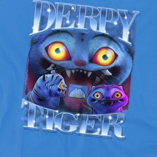 K-Pop Demon Hunters Barn T-shirt med Klumpig Tiger (Safir) - Image 2